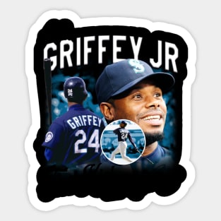 Ken Griffey Jr The Kid Basketball Legend Signature Vintage Retro 80s 90s Bootleg Rap Style Sticker